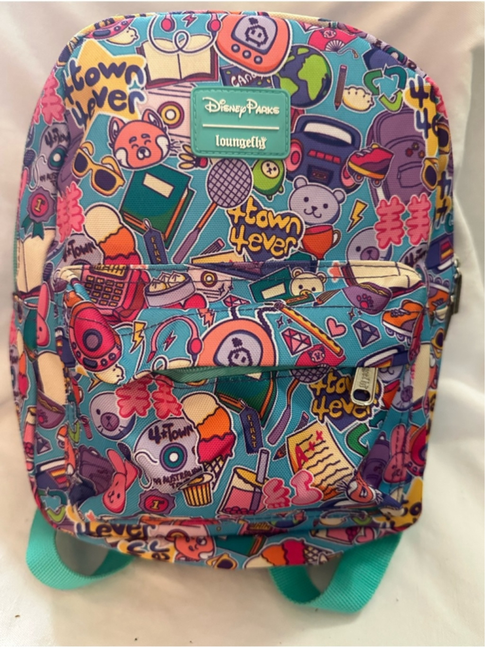 Disney Parks Loungefly 4Town 4*Town Mini Backpack Turning Red Pixar Kawaii